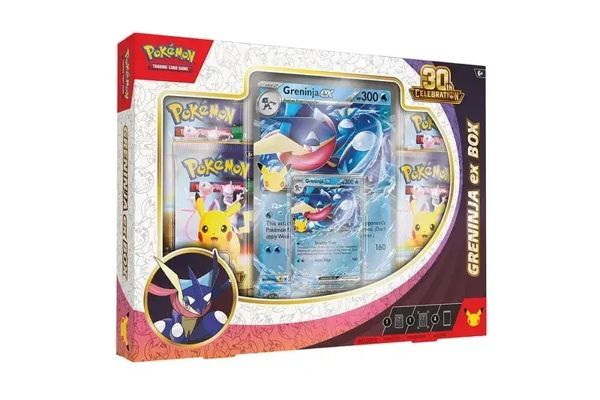 English Pokémon TCG 30th Celebration Greninja ex Box Collection box