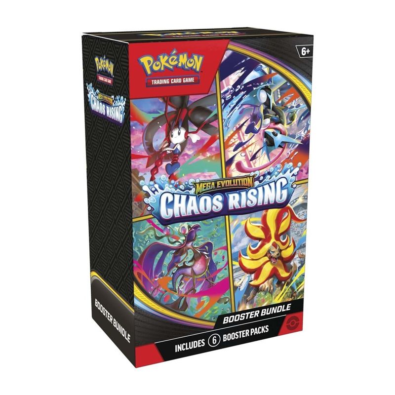 English Pokémon TCG Mega Evolution—Chaos Rising Booster Bundle (6 Packs) Booster bundle