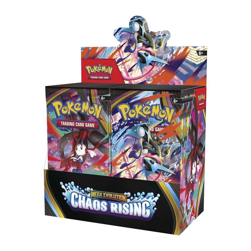 English Pokémon TCG Mega Evolution—Chaos Rising Booster Display Box (36 Packs) Booster box