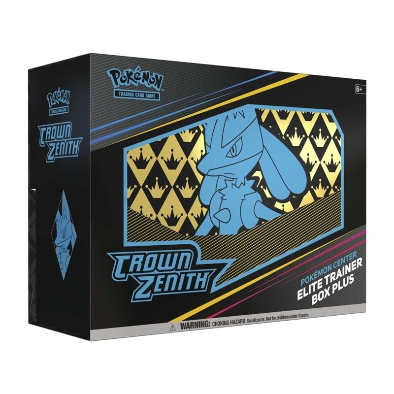 English Pokémon TCG Crown Zenith Pokémon Center Elite Trainer Box Plus Elite Trainer Box