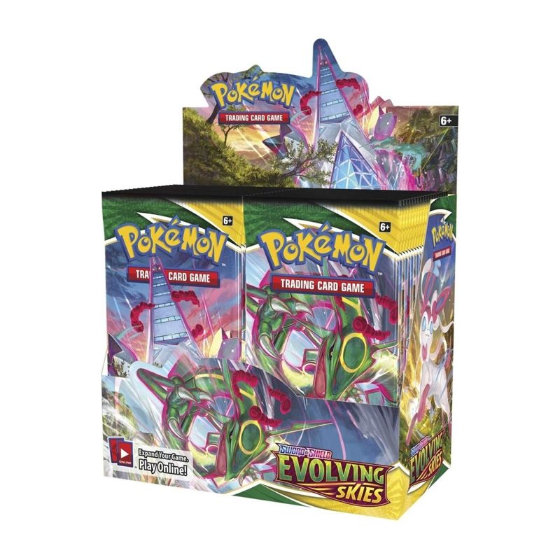 English Pokémon TCG Sword & Shield—Evolving Skies Booster Display Box (36 Packs) Booster box