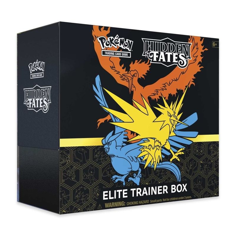 English Pokémon TCG Hidden Fates Elite Trainer Box Elite Trainer Box