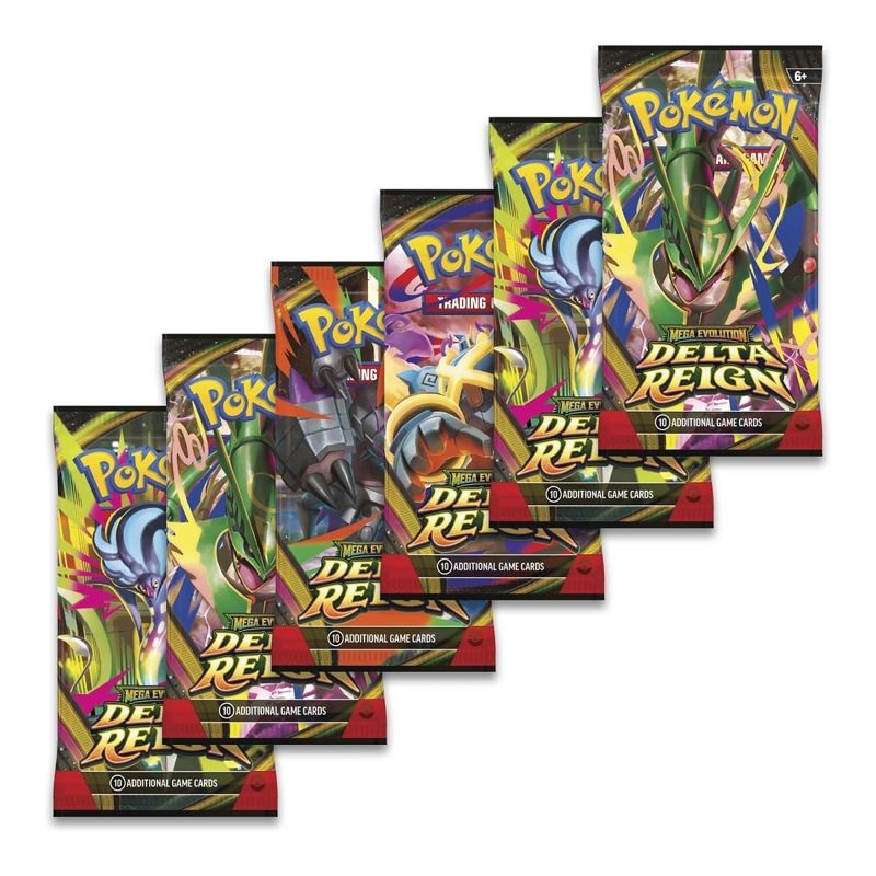 English Pokémon TCG Mega Evolution—Delta Reign Booster Bundle (6 Packs) Booster bundle
