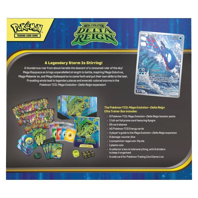 English Pokémon TCG ME06 Mega Evolution—Delta Reign Elite Trainer Box
