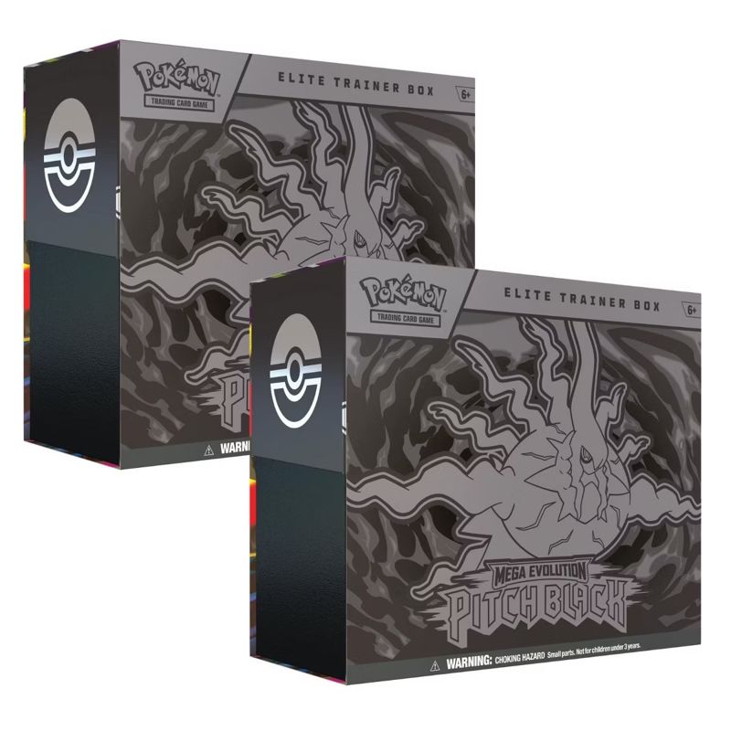 English Pokémon TCG ME5 Mega Evolution—Pitch Black Elite Trainer Box (2-Pack) Elite Trainer Box