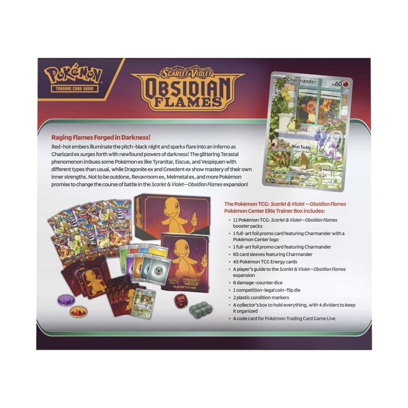 English Pokémon TCG Scarlet & Violet—Obsidian Flames Pokémon Center Elite Trainer Box Elite Trainer Box