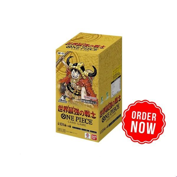 Japanese One Piece Card Game OP-17 The World's Strongest Warriors Booster box
