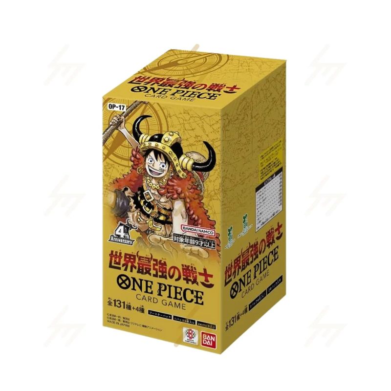 Japanese One Piece Card Game OP-17 The World's Strongest Warriors Booster box