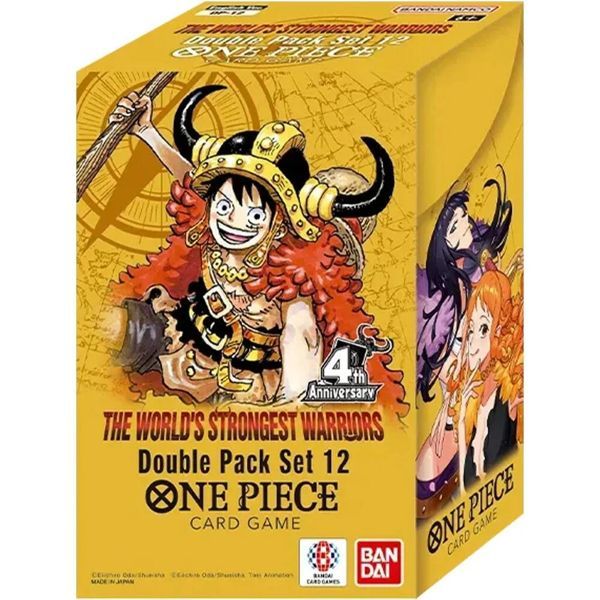 English One Piece Card Game OP-17 Double Pack Set Vol. 12: The World's Strongest Warriors Double pack set