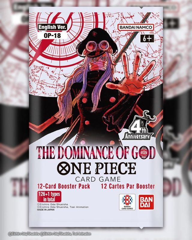 English One Piece Card Game OP-18 The Dominance of God Booster box