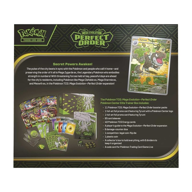 English Pokémon TCG Mega Evolution—Perfect Order Pokémon Center Elite Trainer Box Elite Trainer Box