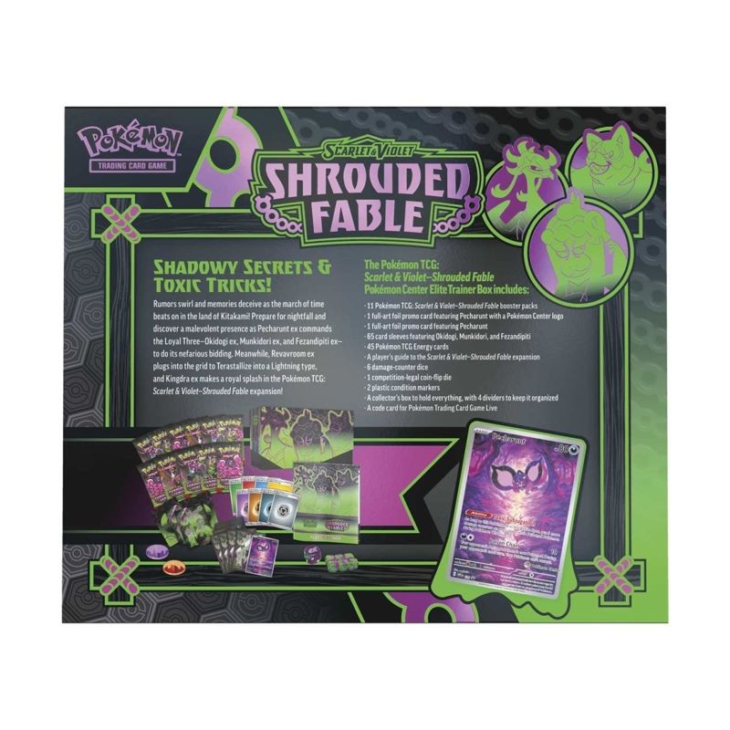 English Pokémon TCG Scarlet & Violet—Shrouded Fable Pokémon Center Elite Trainer Box Elite Trainer Box