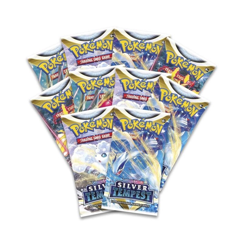 English Pokémon TCG Sword & Shield—Silver Tempest Pokémon Center Elite Trainer Box Elite Trainer Box