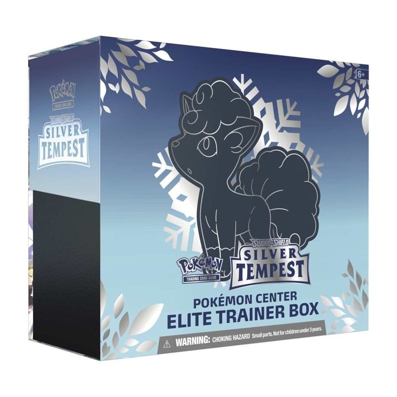 English Pokémon TCG Sword & Shield—Silver Tempest Pokémon Center Elite Trainer Box Elite Trainer Box
