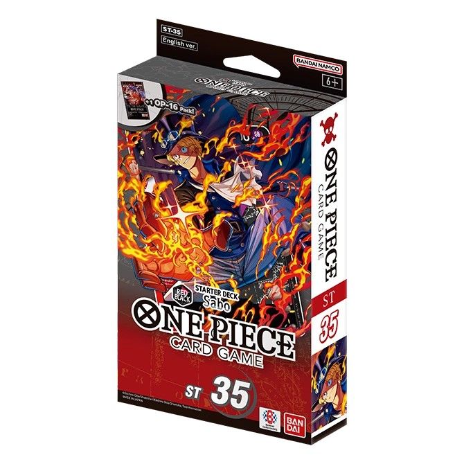 English One Piece Card Game ST-35 Starter Deck Red/Black Sabo Start deck