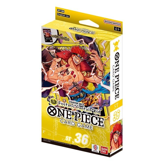 English One Piece Card Game ST-36 Starter Deck Yellow Eustass "Captain" Kid Start deck