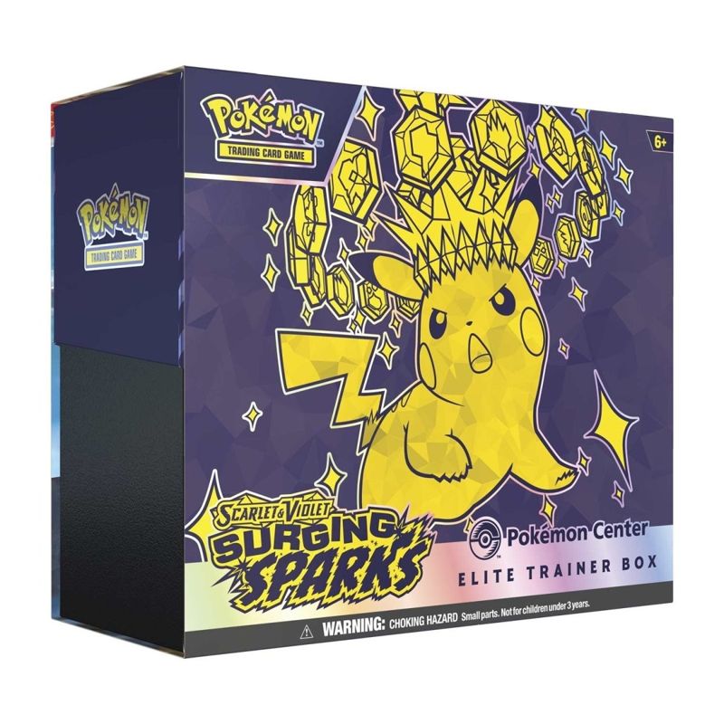 English Pokémon TCG Scarlet & Violet—Surging Sparks Pokémon Center Elite Trainer Box Elite Trainer Box