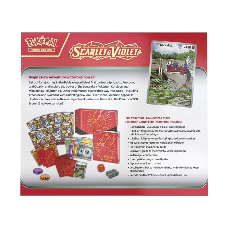 English Pokémon TCG Scarlet & Violet Pokémon Center Elite Trainer Box (Koraidon) Elite Trainer Box