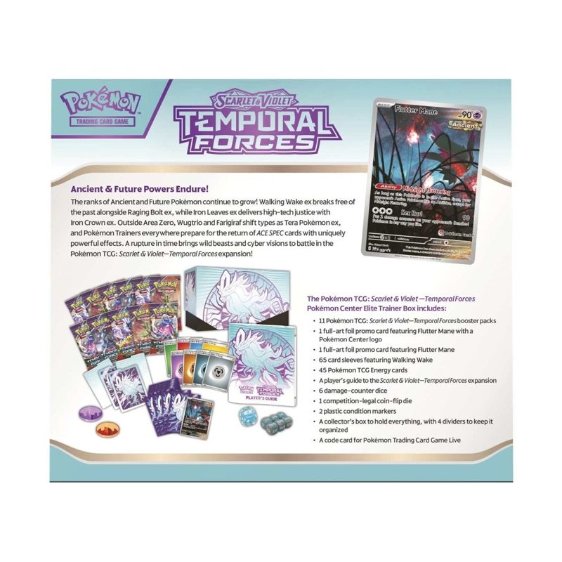 English Pokémon TCG Scarlet & Violet—Temporal Forces Pokémon Center Elite Trainer Box (Walking Wake) Elite Trainer Box